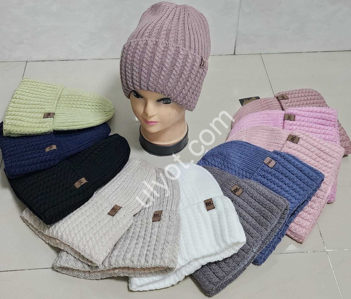 ШАПКА-7 (ONE SIZE) ФЛІС МІКС