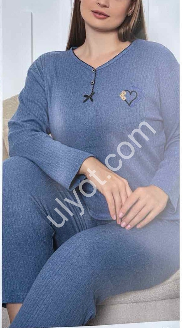 ПИЖАМА (XL-5XL) ФИОЛЕТ 8537