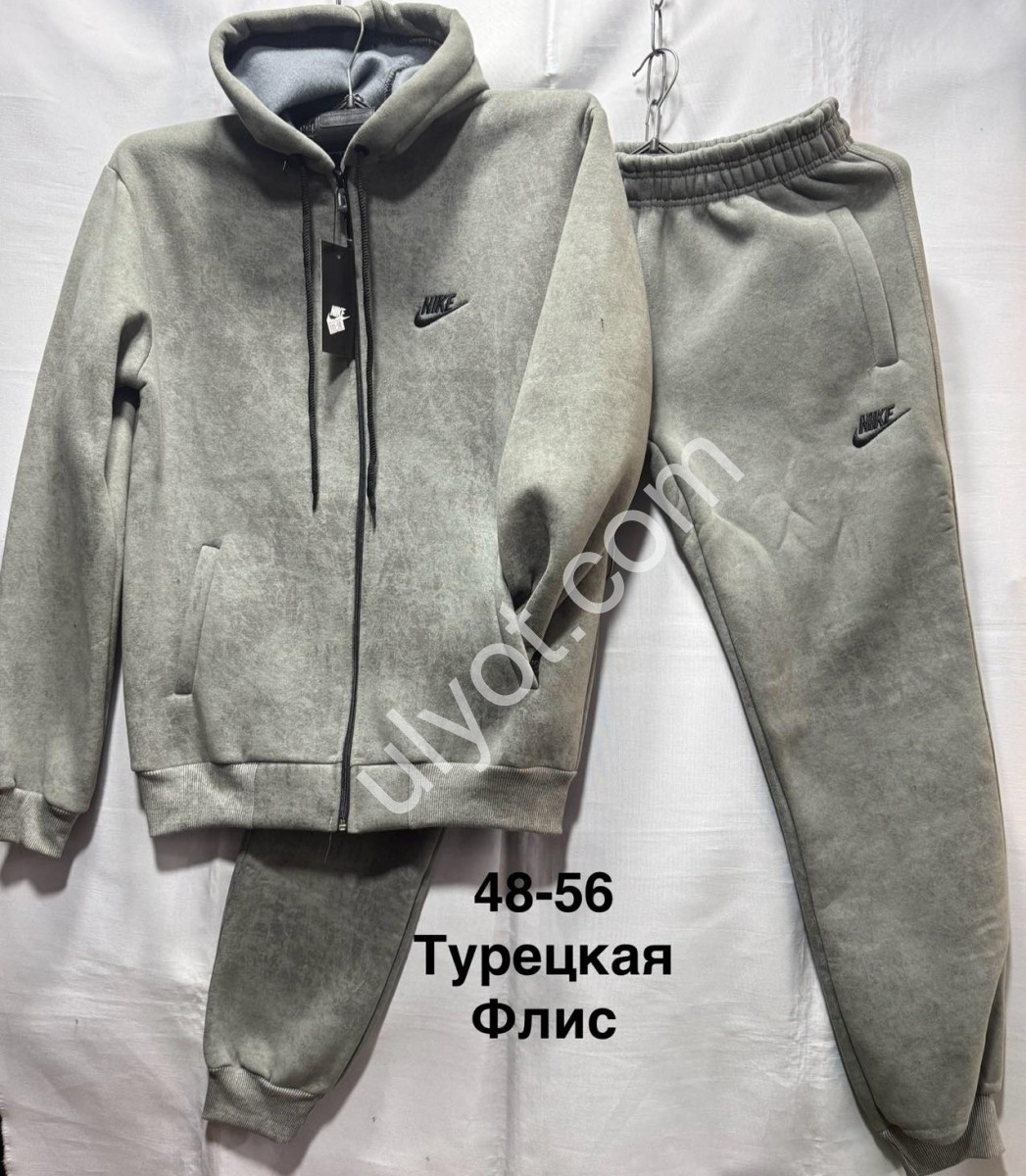СПОРТ.КОСТЮМ N02 (48-56) ФЛІС МАНЖЕТ МЕЛАНЖ