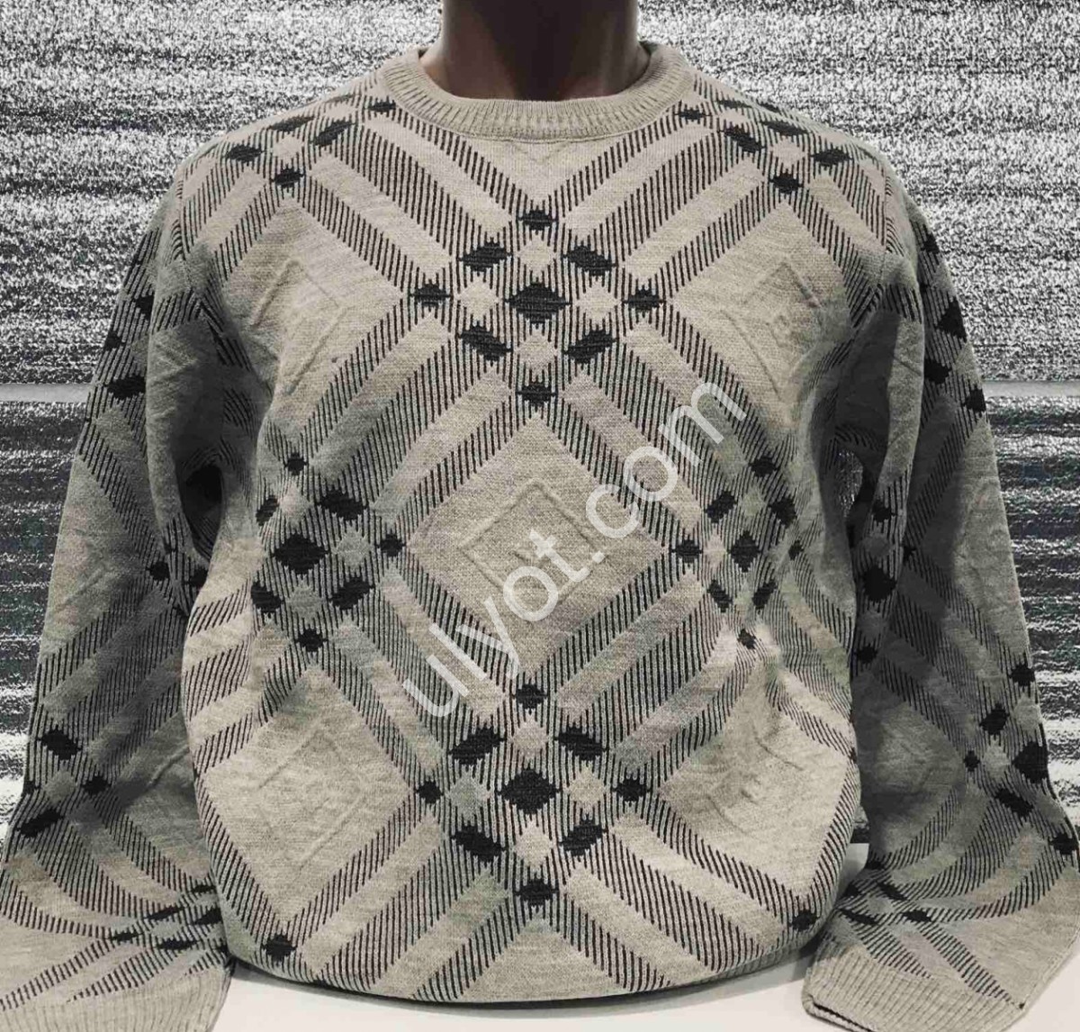 СВИТЕР CASHMERE (M-XL) БЕЖ 8095