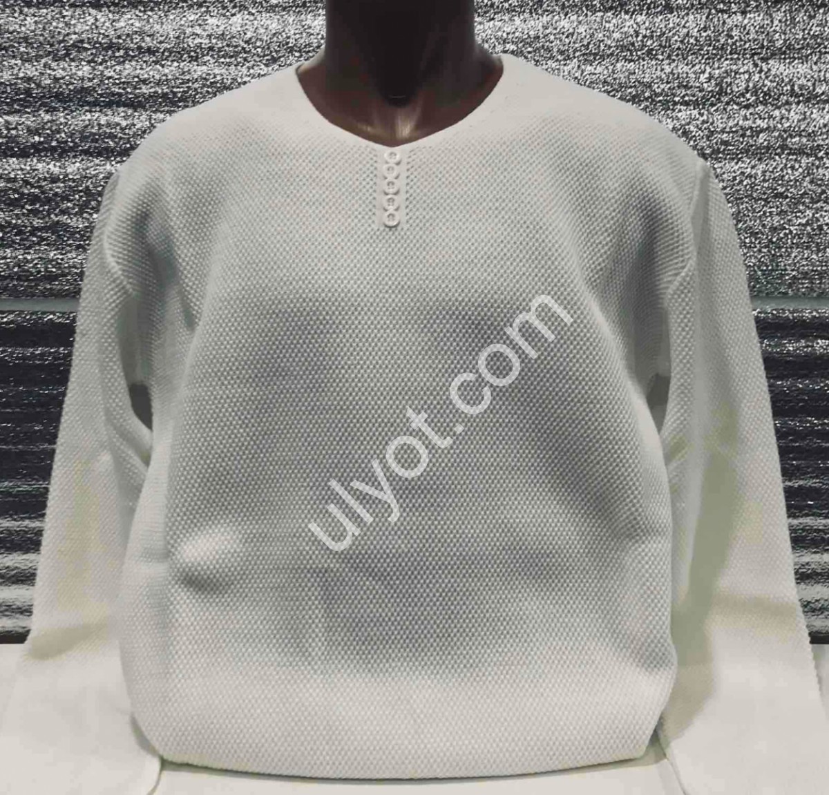СВІТЕР CASHMERE (M-XL) БІЛИЙ 6370