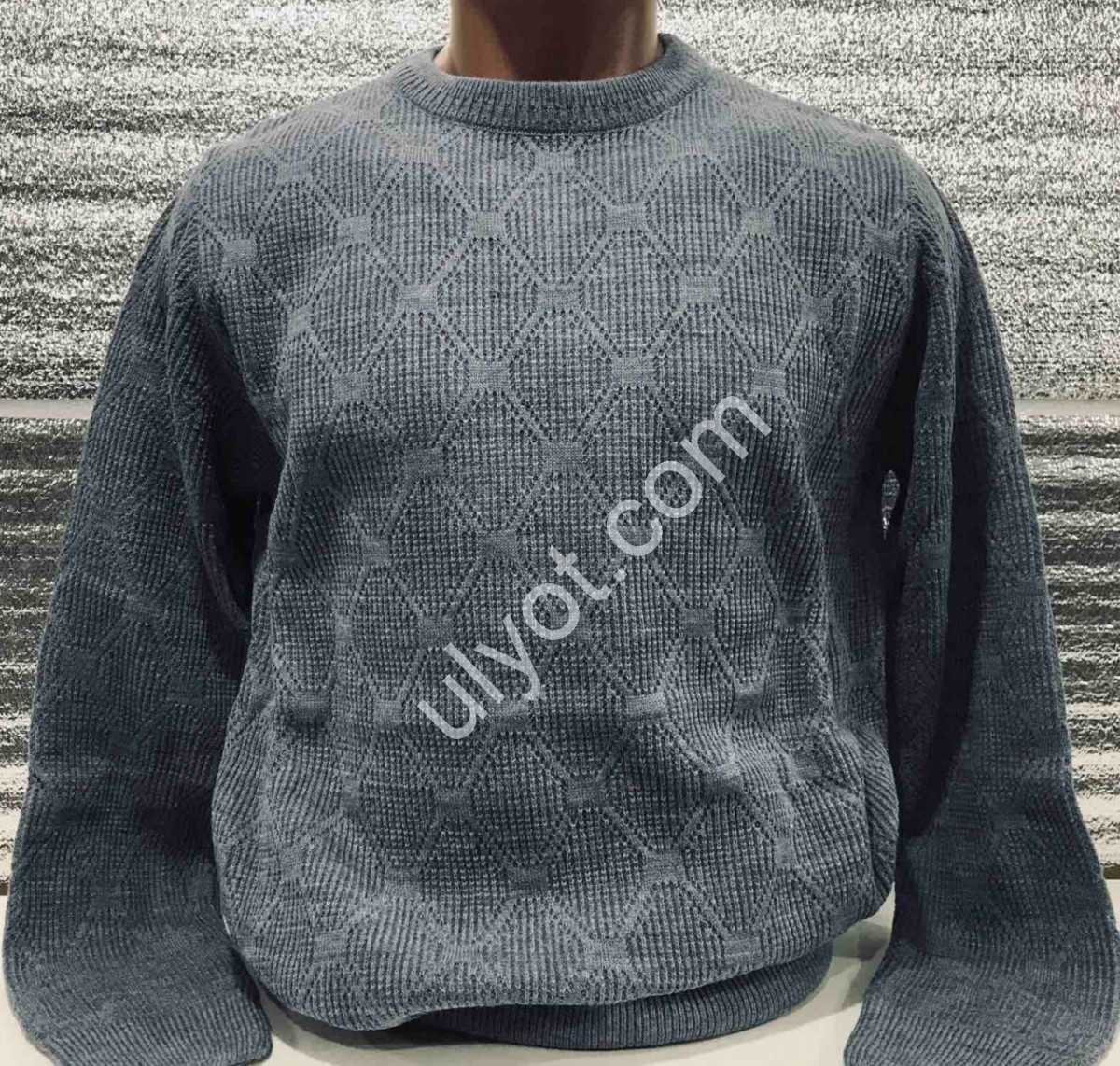 СВІТЕР CASHMERE (M-XL) СІРИЙ 6445