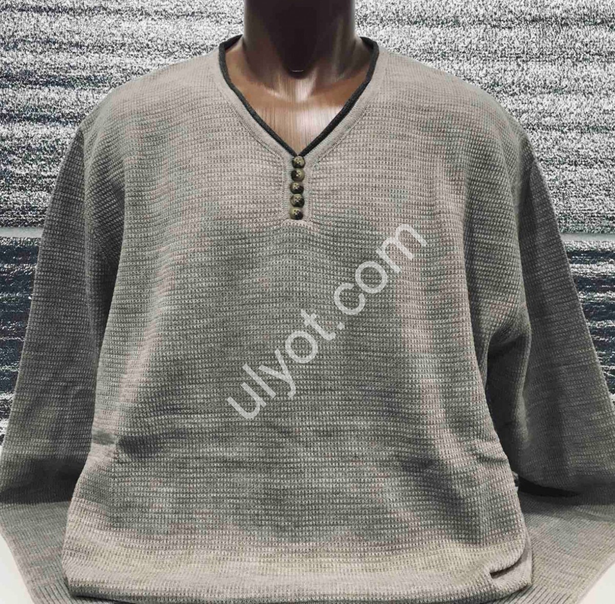 СВІТЕР CASHMERE (3XL-5XL) БІЖ 15108