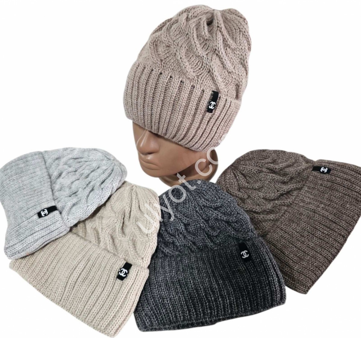 ШАПКА-5 (ONE SIZE 56-58) ФЛІС МІКС