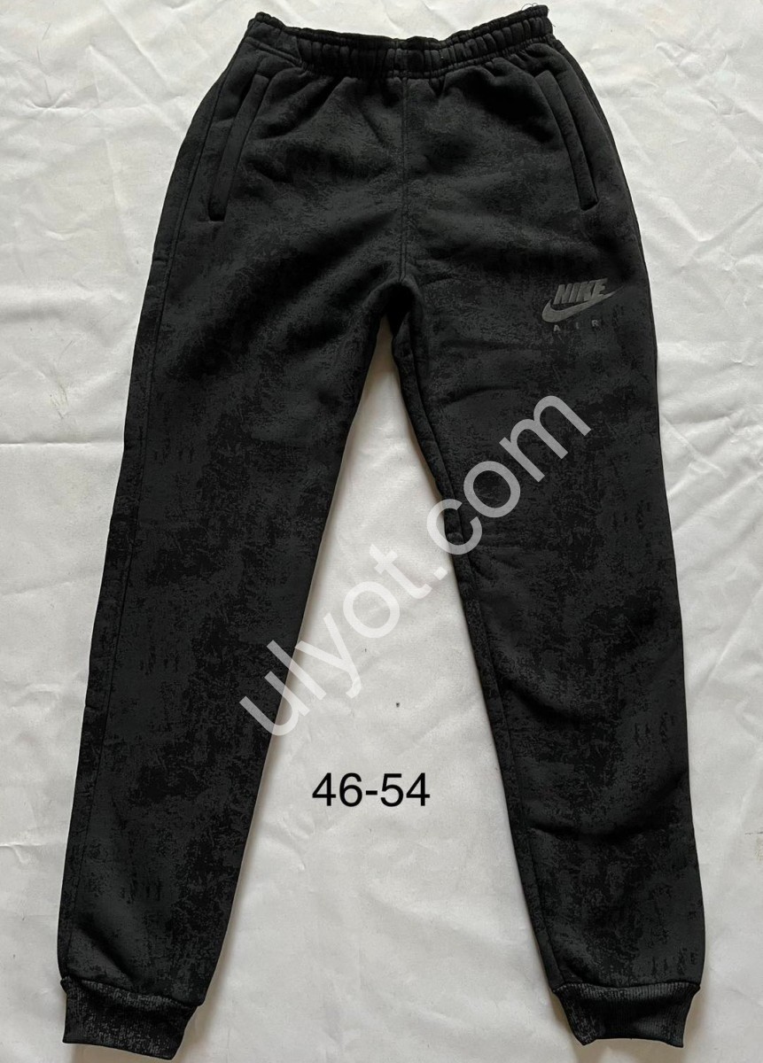 СПОРТ.ШТАНИ N02 (46-54) ФЛІС МАНЖЕТ ЧОРНИЙ M
