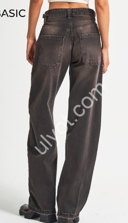 ДЖИНСЫ IT'S BASIC (34-42) ШОКОЛАД 2961/2w5/62