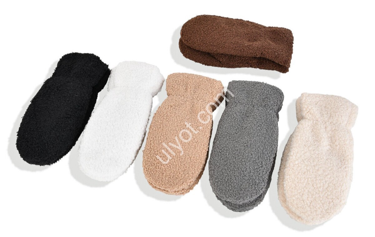 ПЕРЧАТКИ  (6,5-8,5 СМ) МЕХ МИКС 5-101