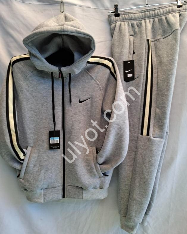 СПОРТ.КОСТЮМ N02 (48-56) ФЛИС МАНЖЕТ МЕЛАНЖ 