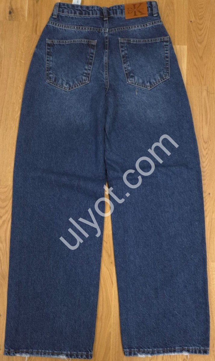 ДЖИНСИ DK49 (34-42) Т.СИНІЙ 1088