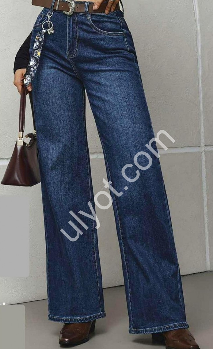 ДЖИНСИ M.SARA (XS-XL) Т.СИНІЙ 1858-3H