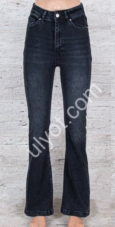 ДЖИНСЫ TOP SHOP (25-32) ГРАФИТ 3896