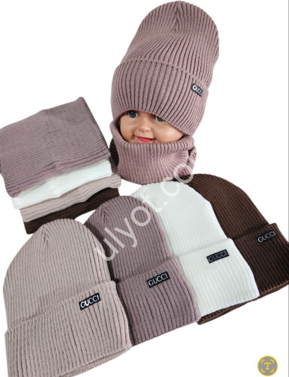 ШАПКА+ХОМУТ G (ONE SIZE 50-52) ФЛИС МИКС 