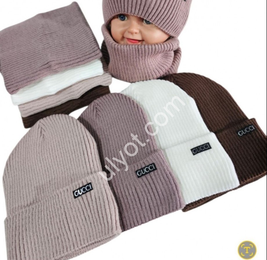 ШАПКА+ХОМУТ G (ONE SIZE 50-52) ФЛИС МИКС 