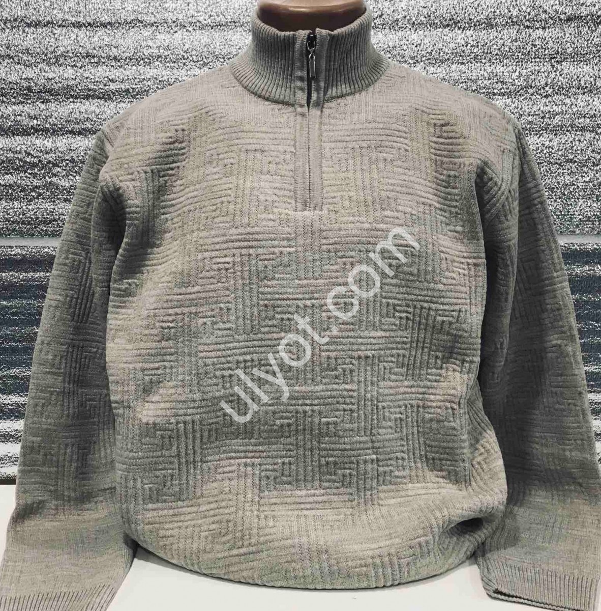 СВИТЕР EVS (L-2XL) МОККО 3022