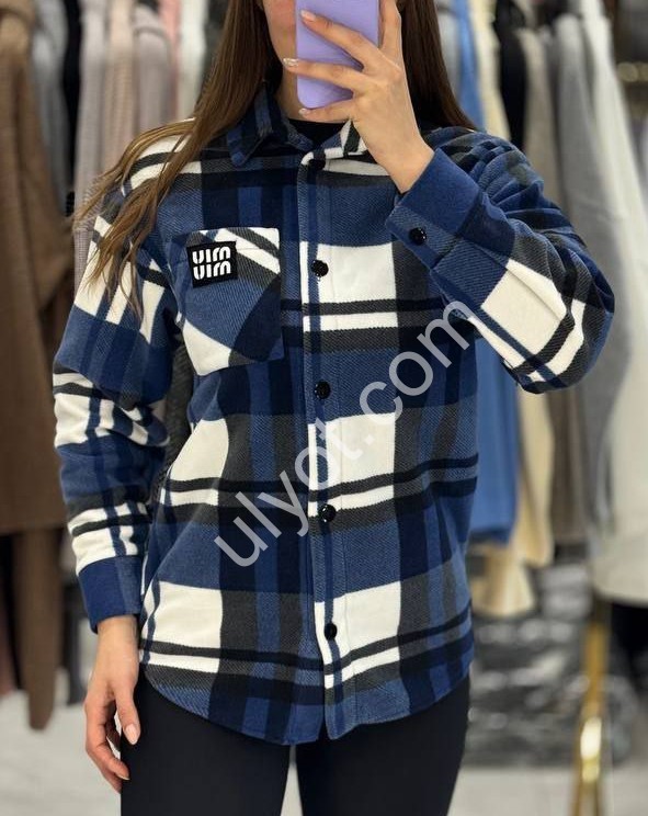 РУБАШКА (42-52) СИНИЙ 2494