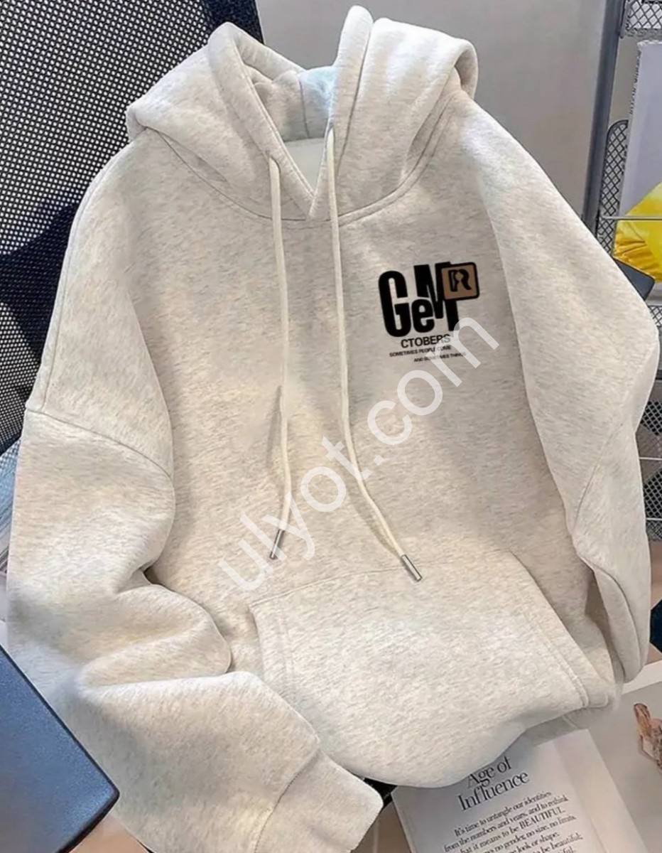 ХУДИ (ONE SIZE 42-46) ФЛИС МЕЛАНЖ 0372