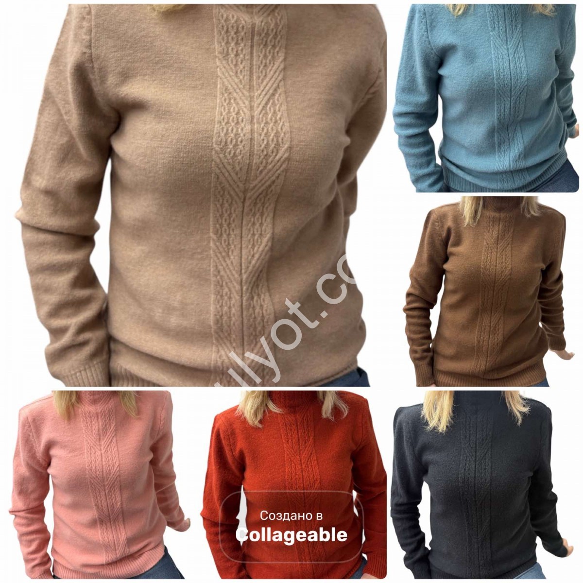 Фото 3 СВІТЕР (ONE SIZE 44-48) МІКС 24037