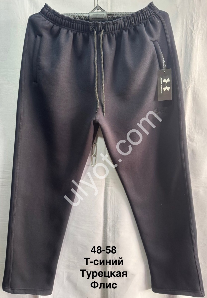 СПОРТ.ШТАНЫ U18 (48-58) ФЛИС ПРЯМОЙ Т.СИНИЙ 