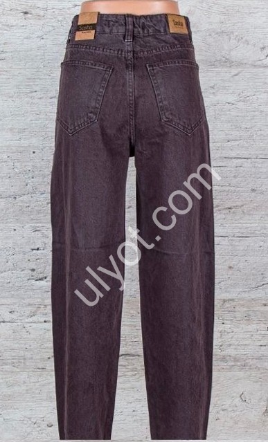 ДЖИНСЫ SASHA (26-31) ШОКОЛАД 2351