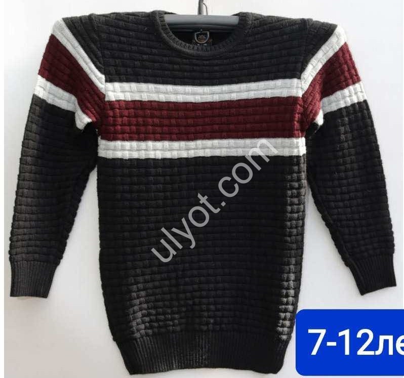 СВИТЕР2 (7-12ЛЕТ) ЧЕРНЫЙ 
