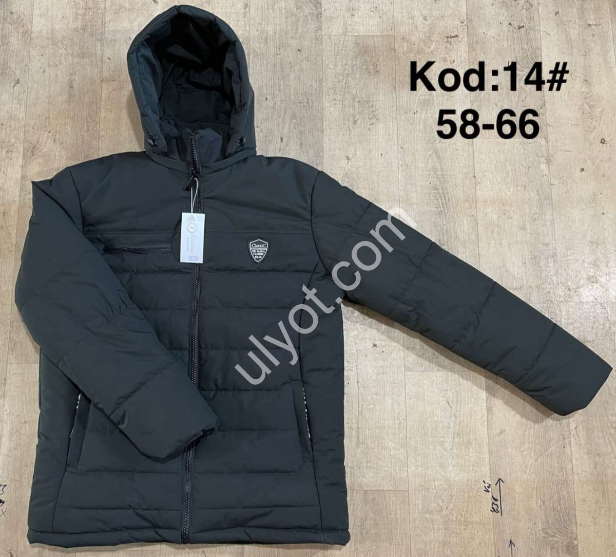 КУРТКА CLASSIK (58-66) хутро хаки 14