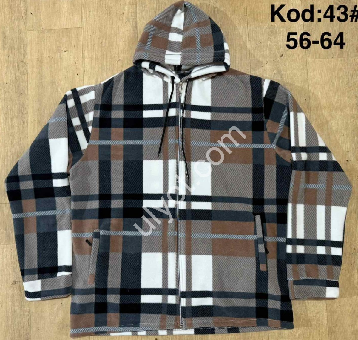 СОРОЧКА (56-54) ФЛІС КОРИЧНЕВИЙ 43