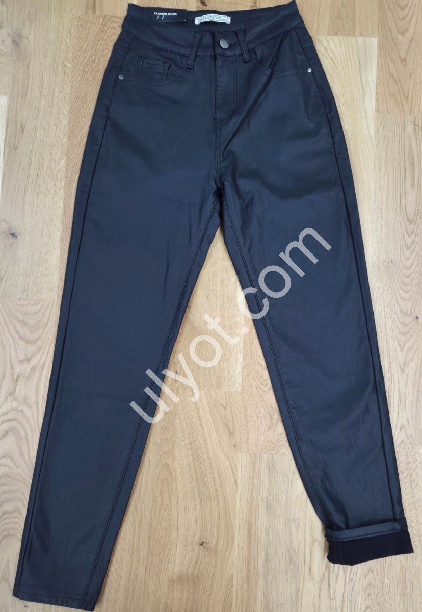 ШТАНЫ MIMIDAVE (25-30) БАЙКА ЧЕРНЫЙ 0081