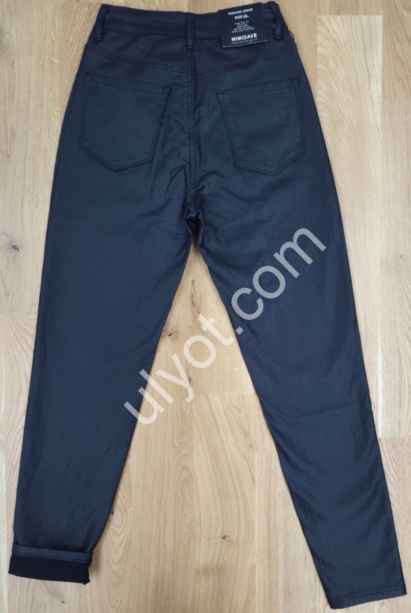 Фото 1 ШТАНИ MIMIDAVE (25-30) БАЙКА ЧОРНИЙ 0081