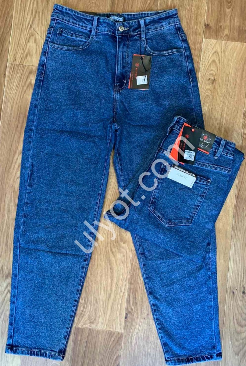 ДЖИНСЫ RELUCKY (31-38) БАЙКА Т.СИНИЙ M0564-7