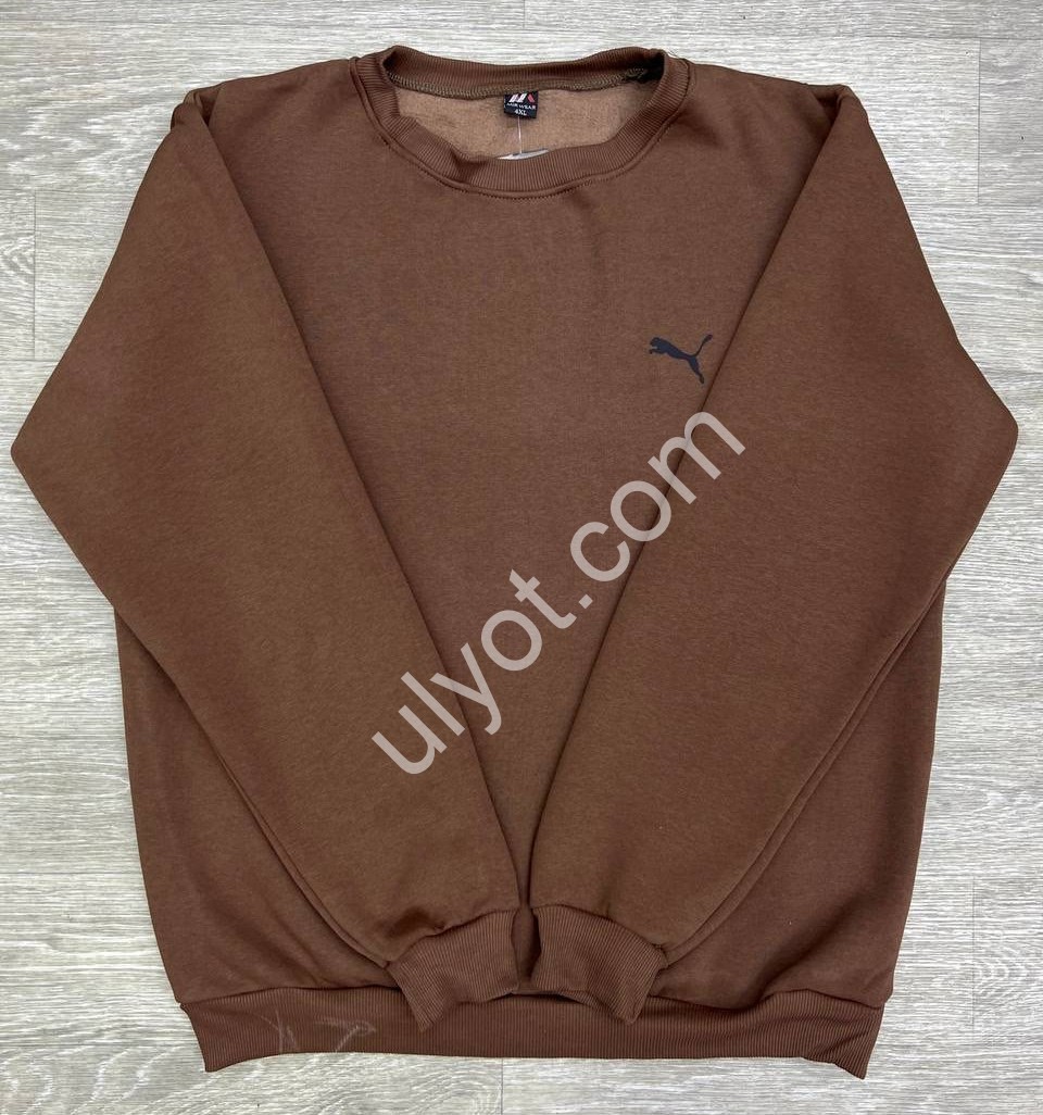 СВИТШОТ P15 (56-64) ФЛИС КОРИЧНЕВЫЙ 500