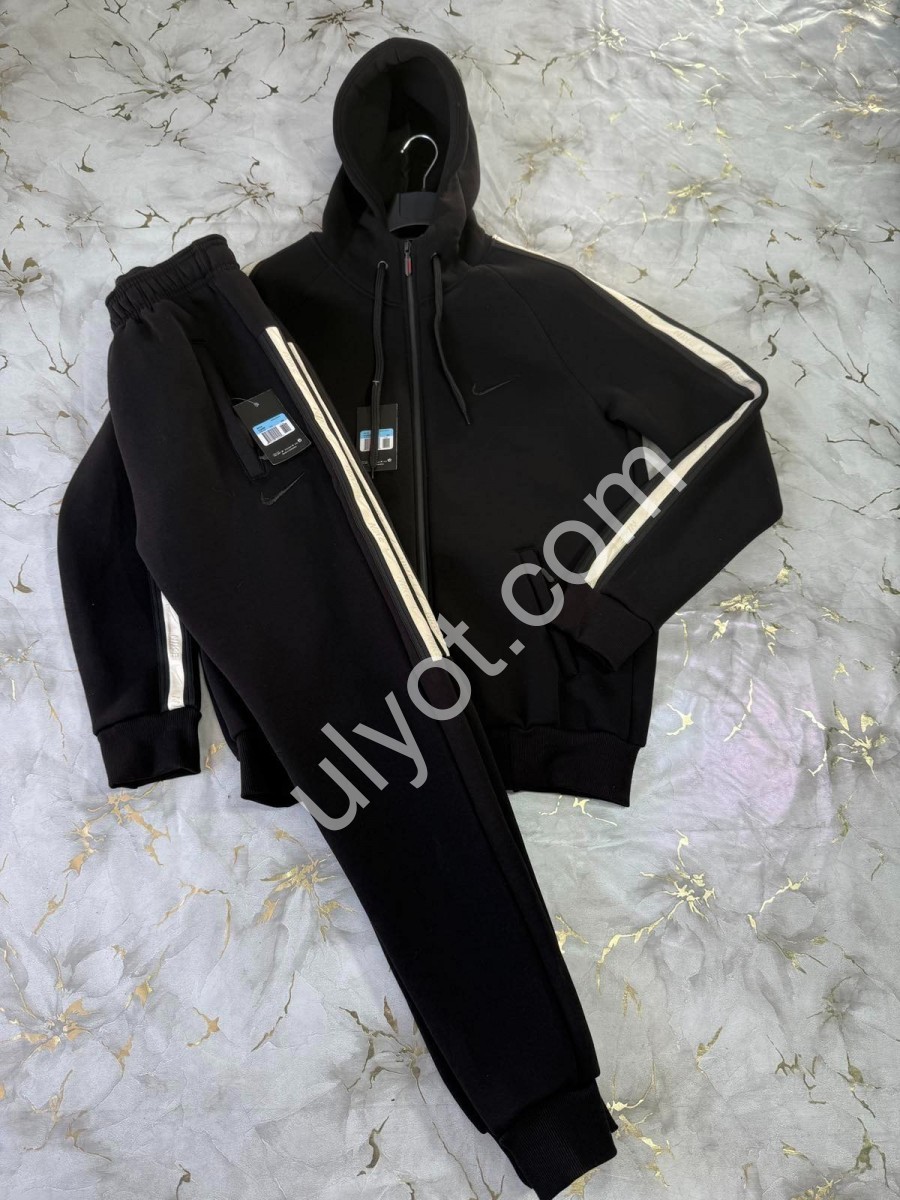 СПОРТ. КОСТЮМ N02 (48-56) МАНЖЕТ ЧЕРНЫЙ 