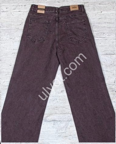 ДЖИНСЫ SASHA (30-36) ШОКОЛАД 2500
