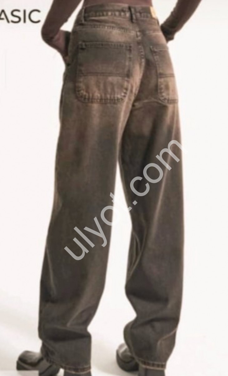 ДЖИНСЫ IT'S BASIC (34-40) ШОКОЛАД 2952/17w5/62