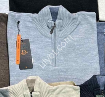 СВИТЕР DEVANTI (L-2XL) ГОЛУБОЙ 73501-2