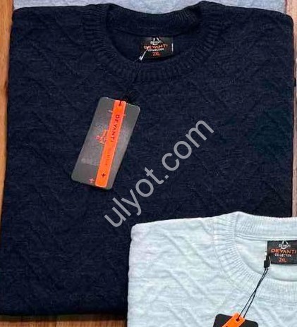 СВІТЕР DEVANTI (L-2XL) Т.СИНІЙ 73503-2