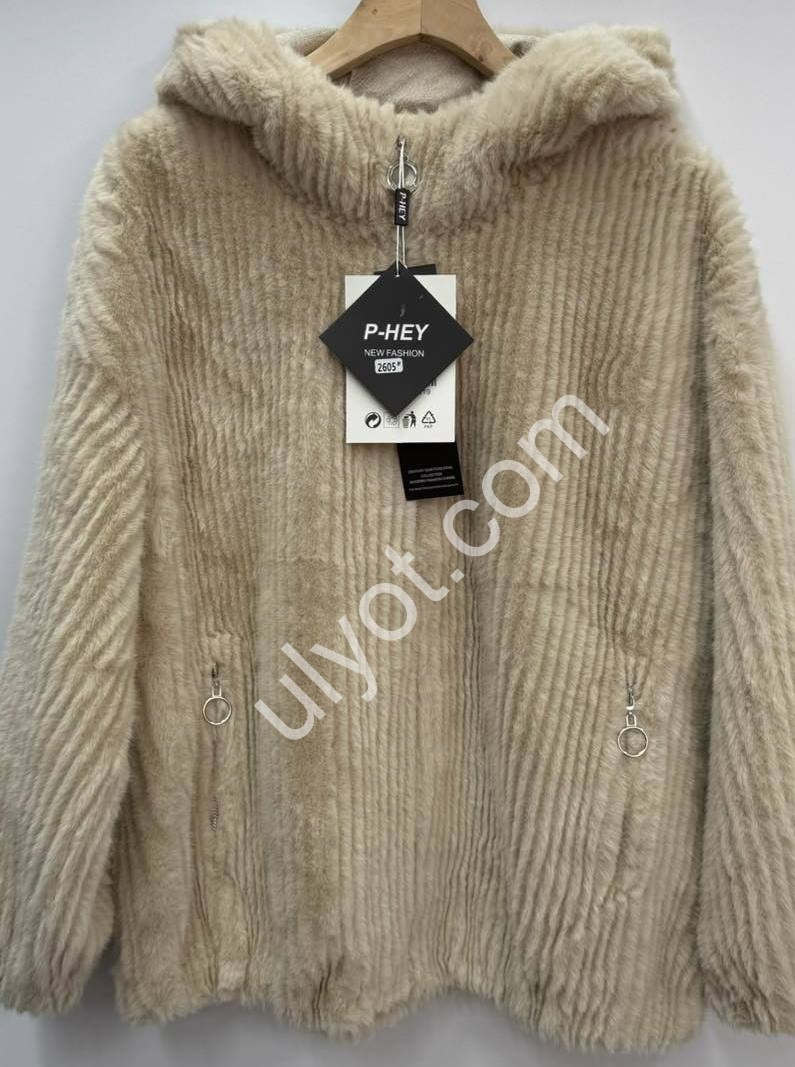 ПОЛУШУБКА (3XL-5XL) МІКС 2605