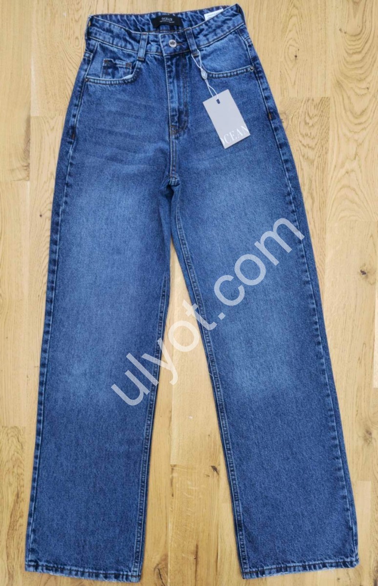 ДЖИНСИ OCEAN (25-27) Т.СИНІЙ 1612-7