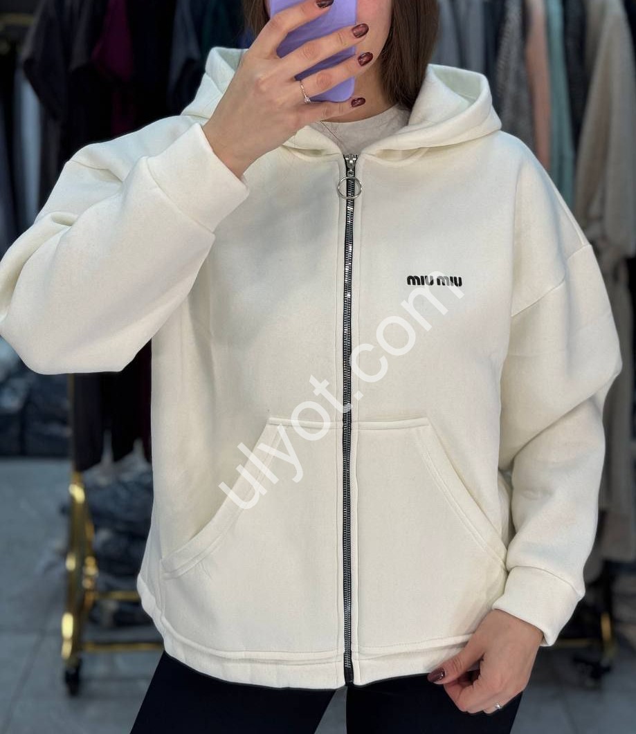 КОФТА (42-48) ФЛІС БІЛИЙ 4252