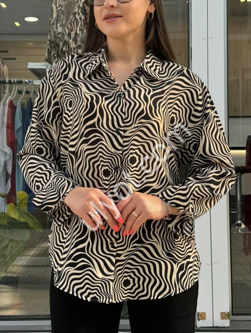 РУБАШКА (XL-4XL) ШОКОЛАД 8803