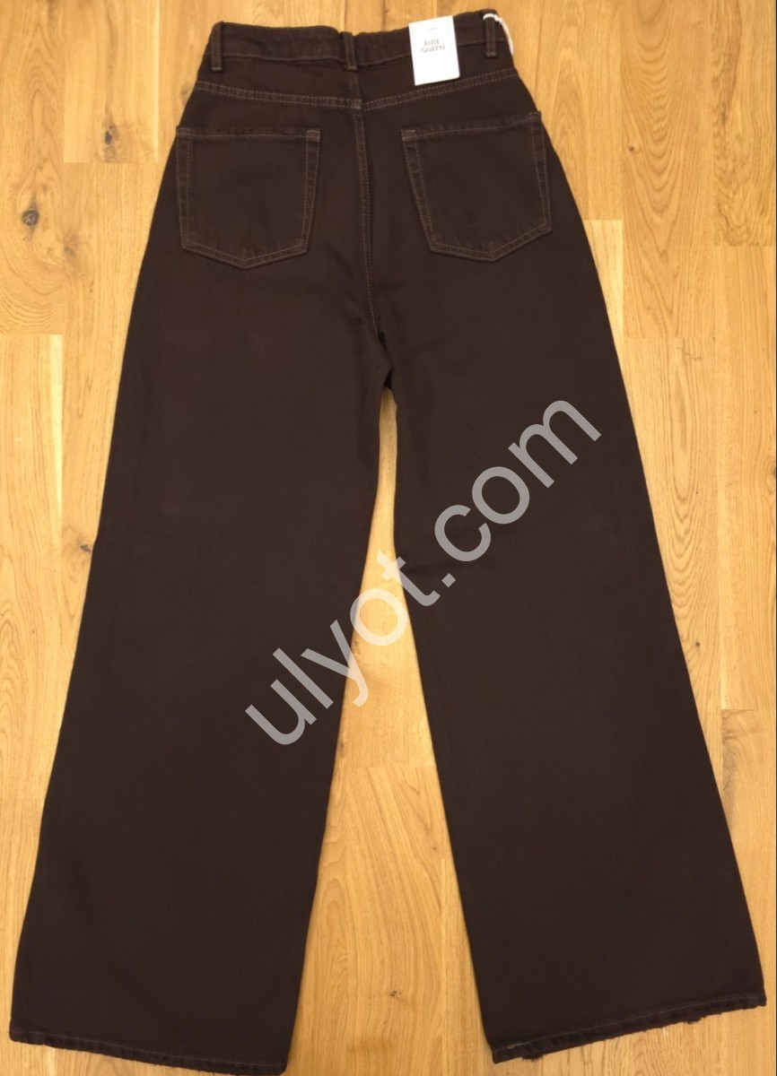 ДЖИНСЫ ELITE QUEEN (26-31) ШОКОЛАД 1312-373