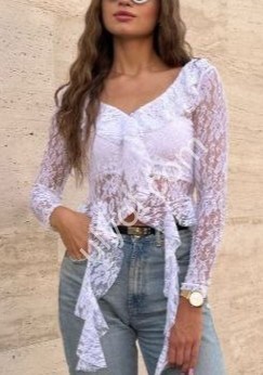 БЛУЗКА (42-46) БІЛИЙ 1660