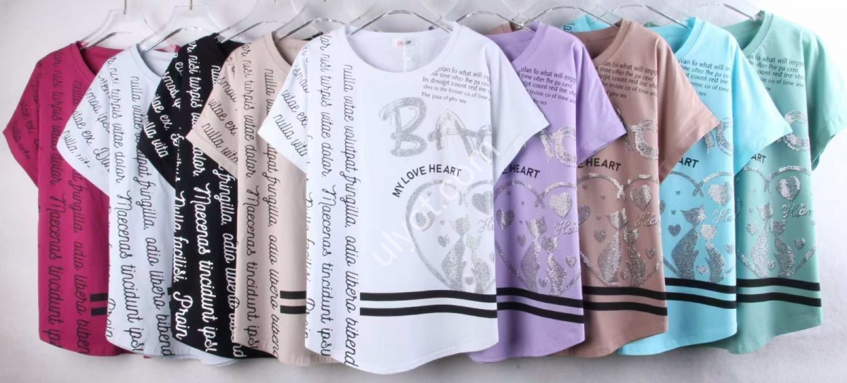 ФУТБОЛКА JJF (ONE SIZE НАПІВБАТАЛ) МІКС 6611