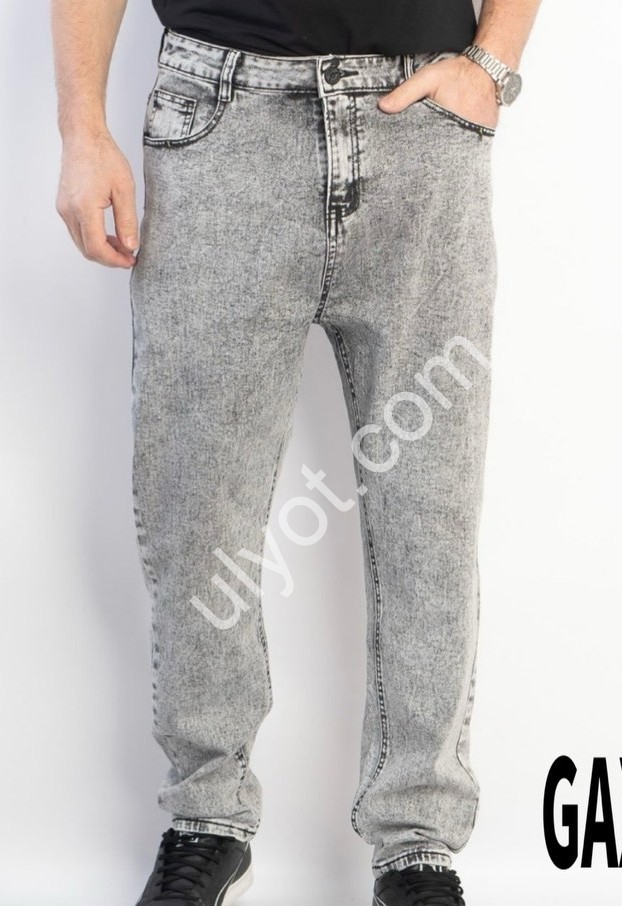 ДЖИНСИ GAXGAX (29-38) СІРИЙ 1212