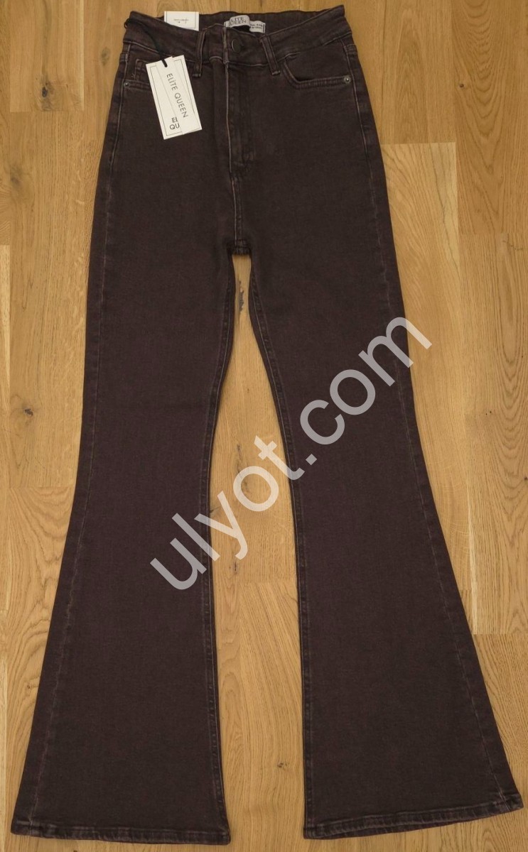 ДЖИНСЫ ELITE QUEEN (25-30) ШОКОЛАД 1111-181