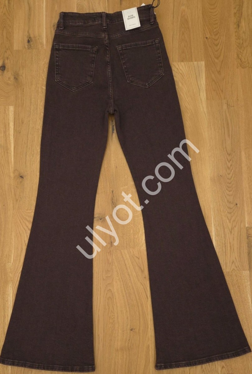 ДЖИНСЫ ELITE QUEEN (25-30) ШОКОЛАД 1111-181