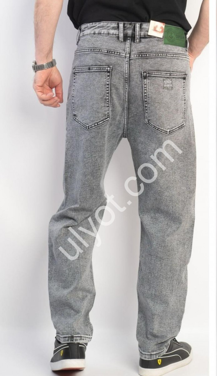 ДЖИНСЫ CAPTAIN (28-36) СЕРЫЙ 5509