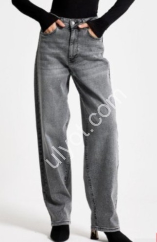 ДЖИНСИ IT'S BASIC (38-48) ГРАФІТ 3468/4s6/13