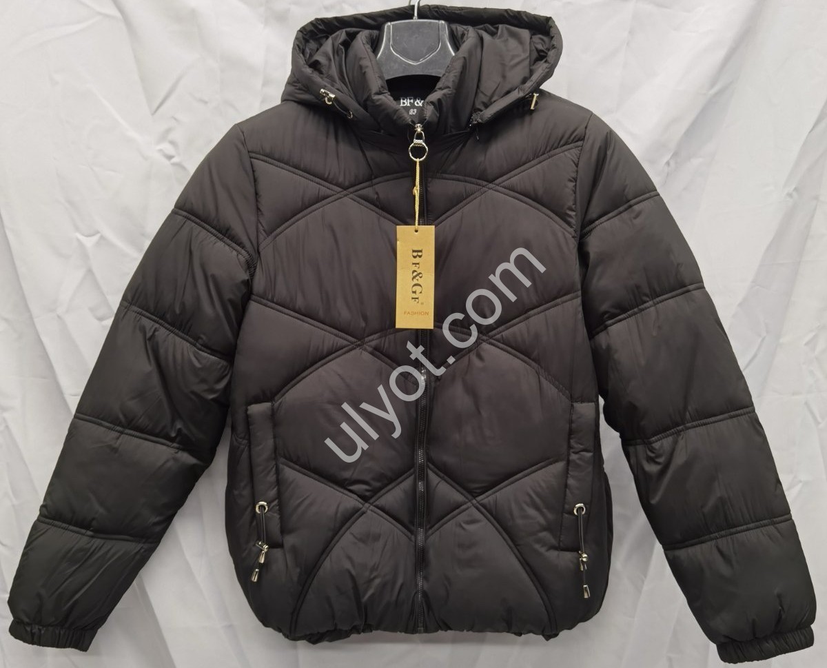 КУРТКА Bf&Gf (L-4XL) ЧЕРНЫЙ 28235