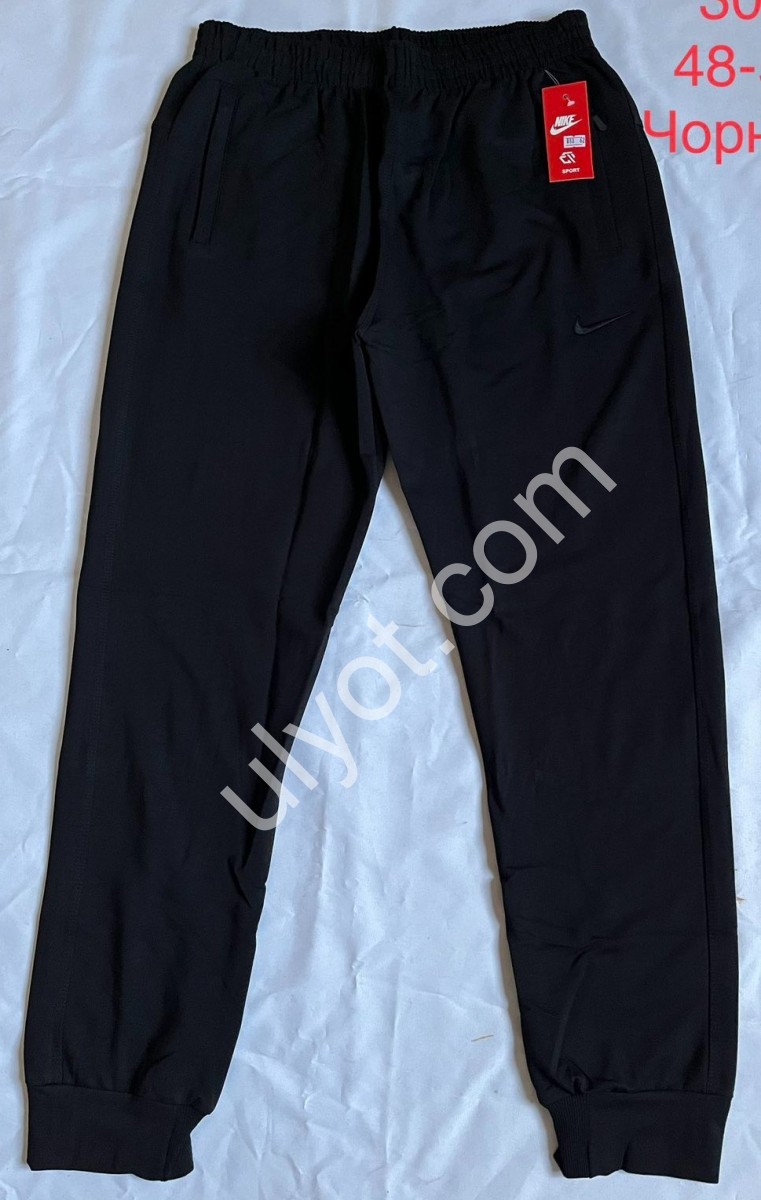 СПОРТ.ШТАНИ N02 (48-58) МАНЖЕТ ЧОРНИЙ 307