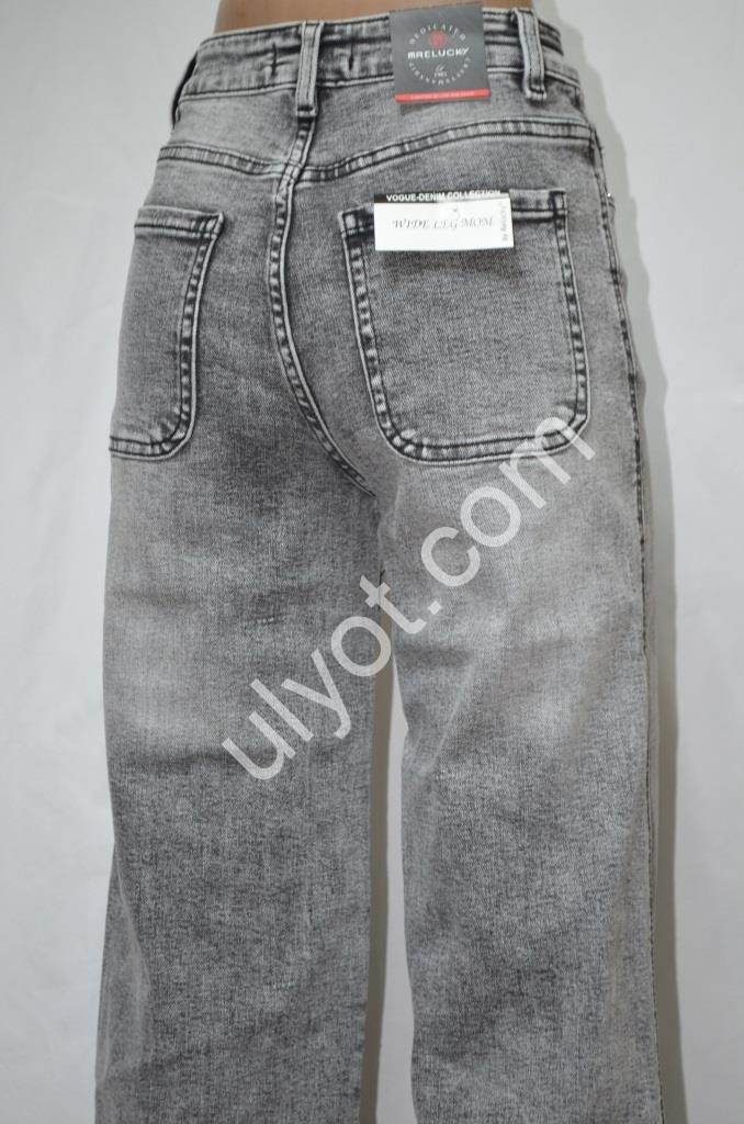 ДЖИНСЫ RELUCKY (25-30) СЕРЫЙ 216-2